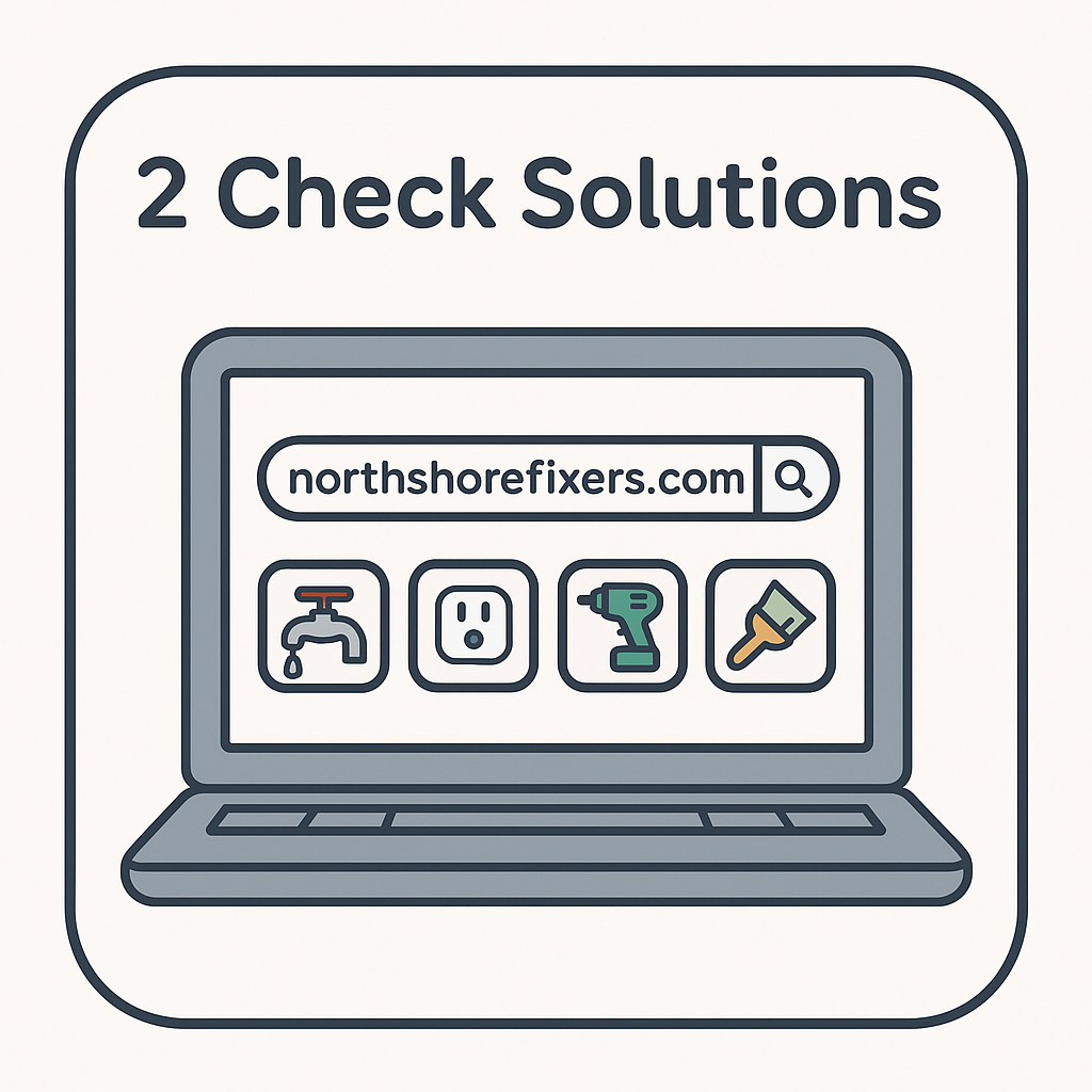 2 — Check solutions on northshorefixers.com